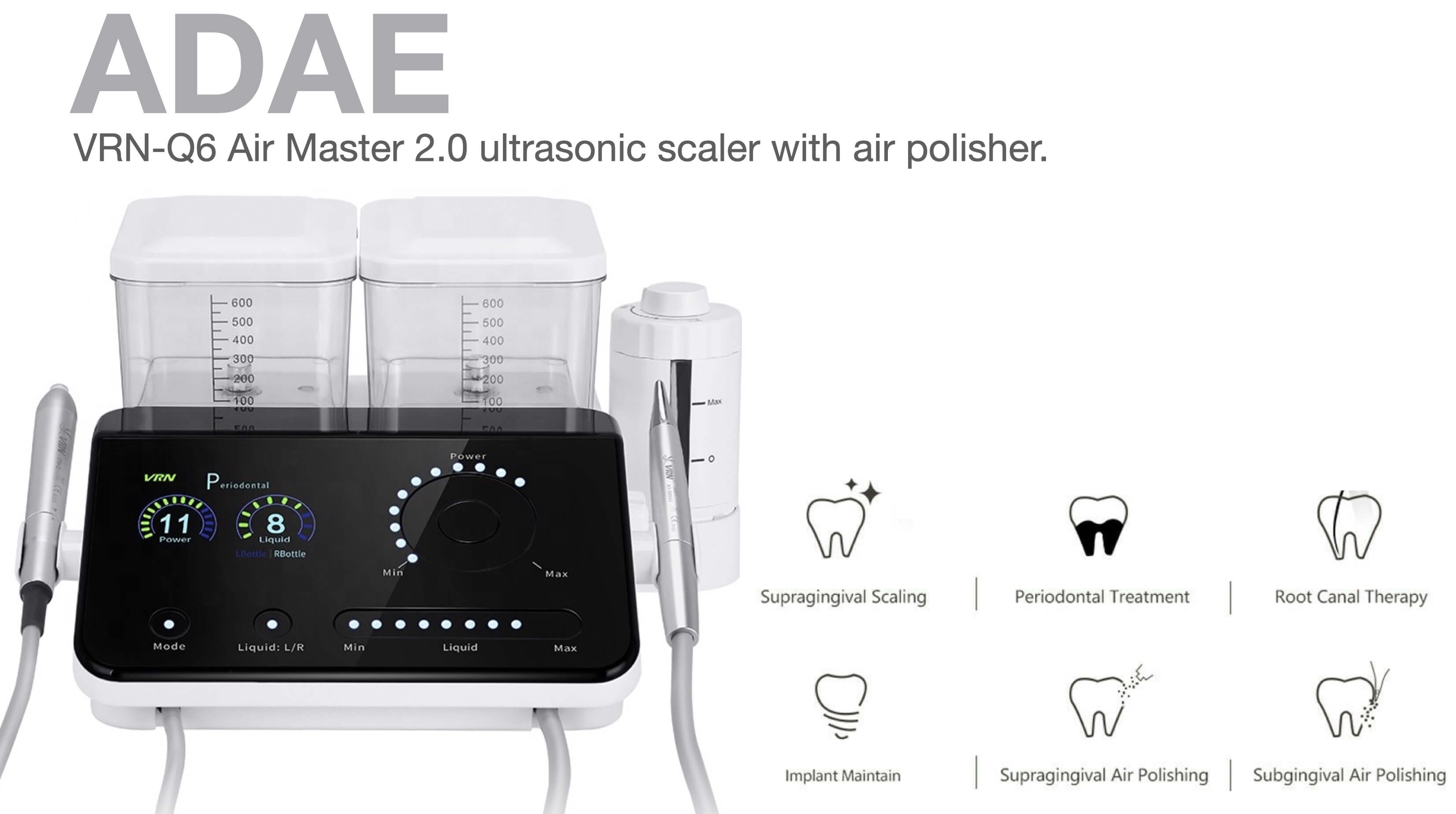 Dental Q6 Ultrasonic Scaler & Air Polisher –  Produktbild-Vorschau 2