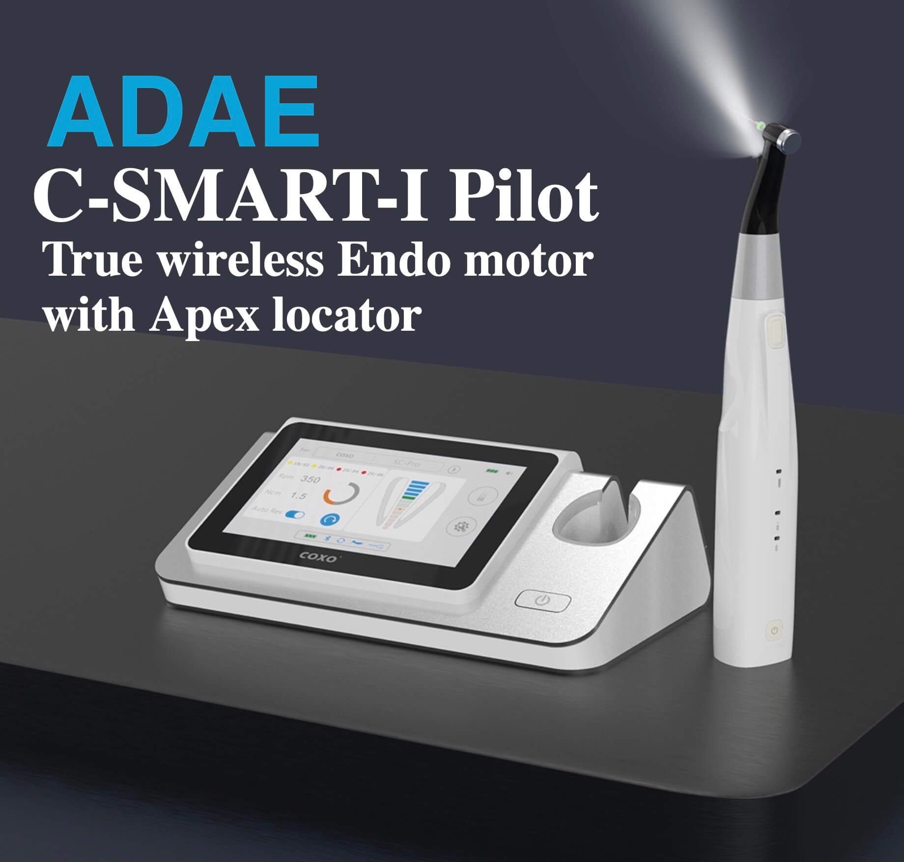 Coxo CSMARTI PilotCordless Endo Motor with Apex Locator ADAE Dental Online Store