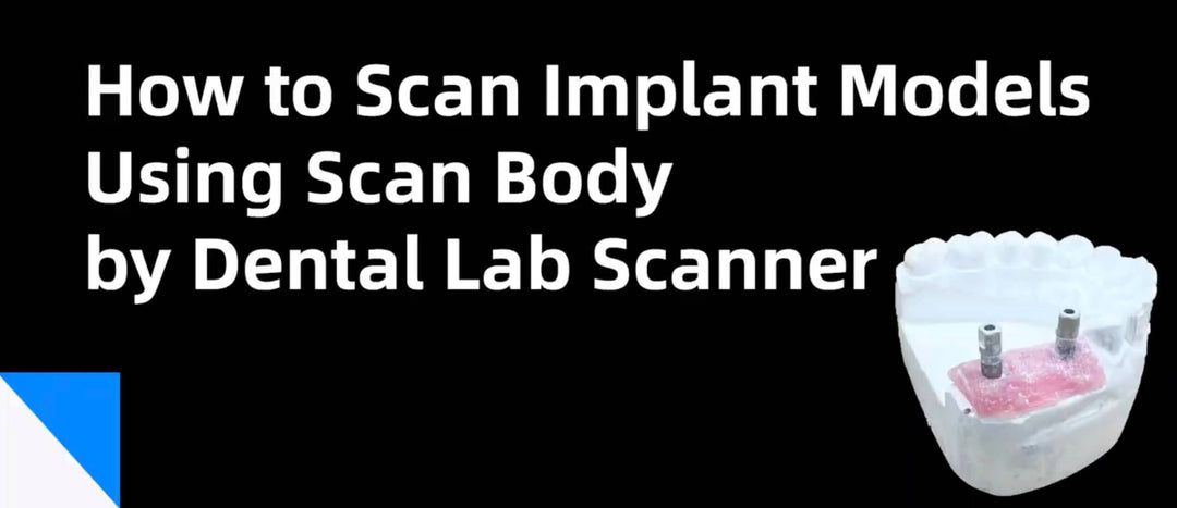 How to scan Implant models using scan body by our Shining 3D dental Lab Scanner from ADAE dental store