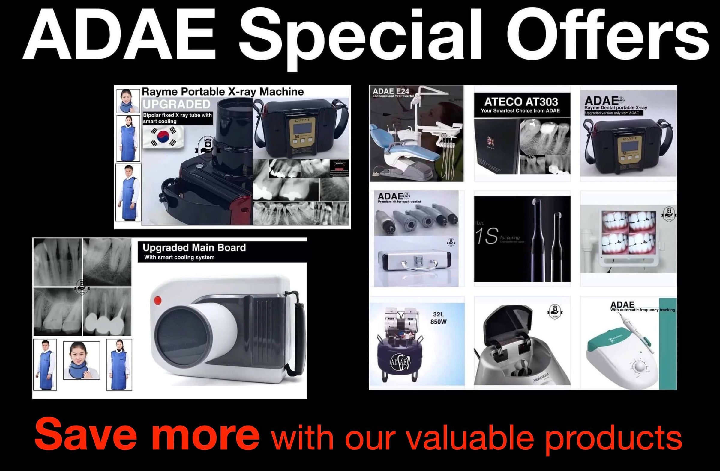 ADAE special offers and saving packages