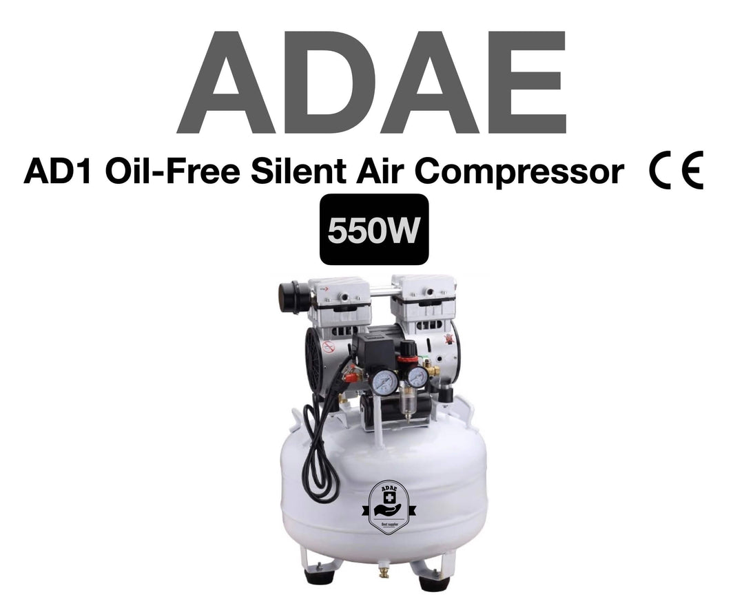 ADAE AD1 Silent Air compressor (Oil-Free)- 550W-For one dental chair