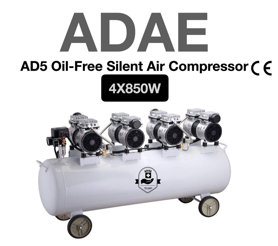 ADAE AD7 Silent Air compressor (Oil-Free)-4X850W-For eight dental chairs