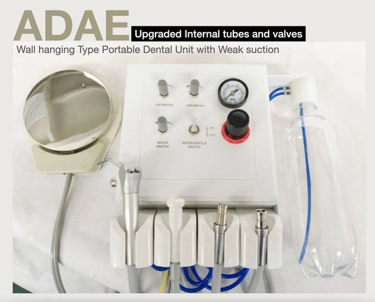 ADAE dental wall hanging type portable dental unit with weak suction
