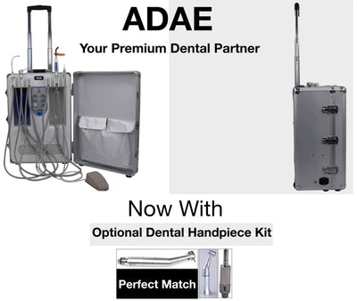 ADAE AD002 portable dental unit with built-in silent air compressor