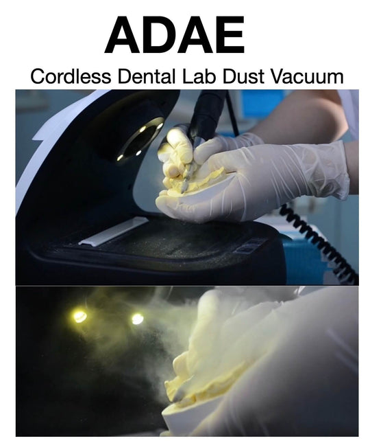 ADAE cordless dental Lab dust vacuum