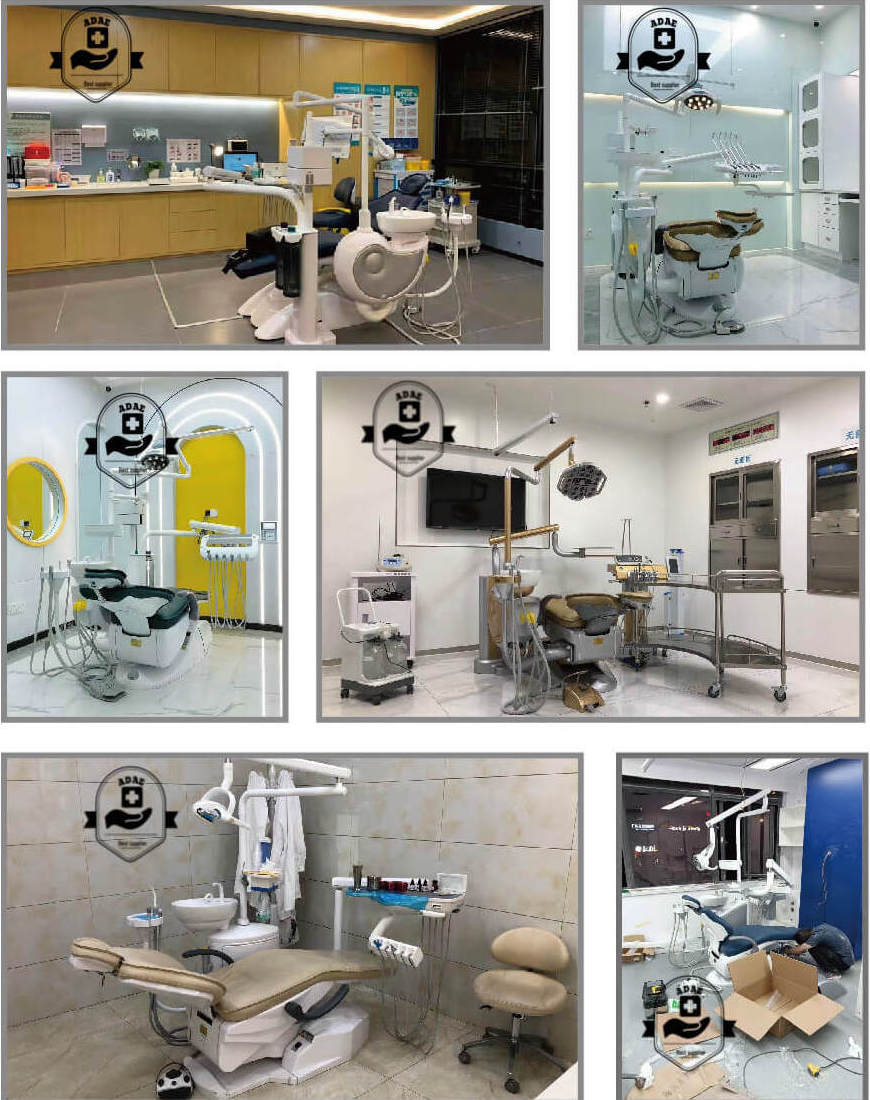ADAE L40 dental unit with trinity disinfection system