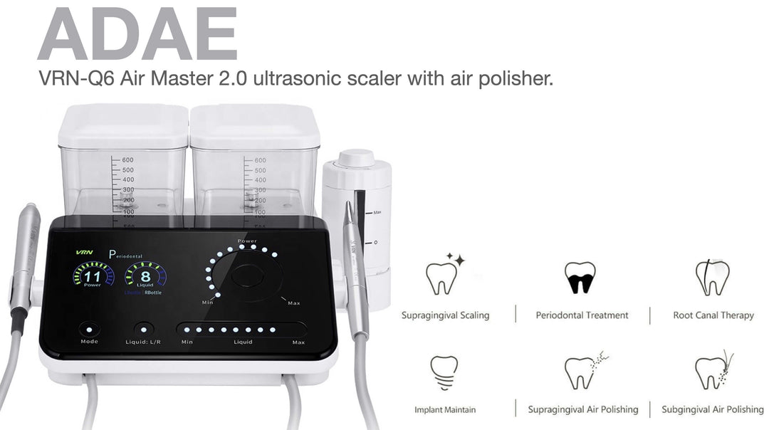 ADAE VRN-Q6 Air Master 2.0 ultrasonic Scaler with air polisher